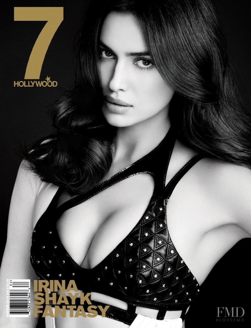 Irina Shayk featured on the 7Hollywood cover from December 2013