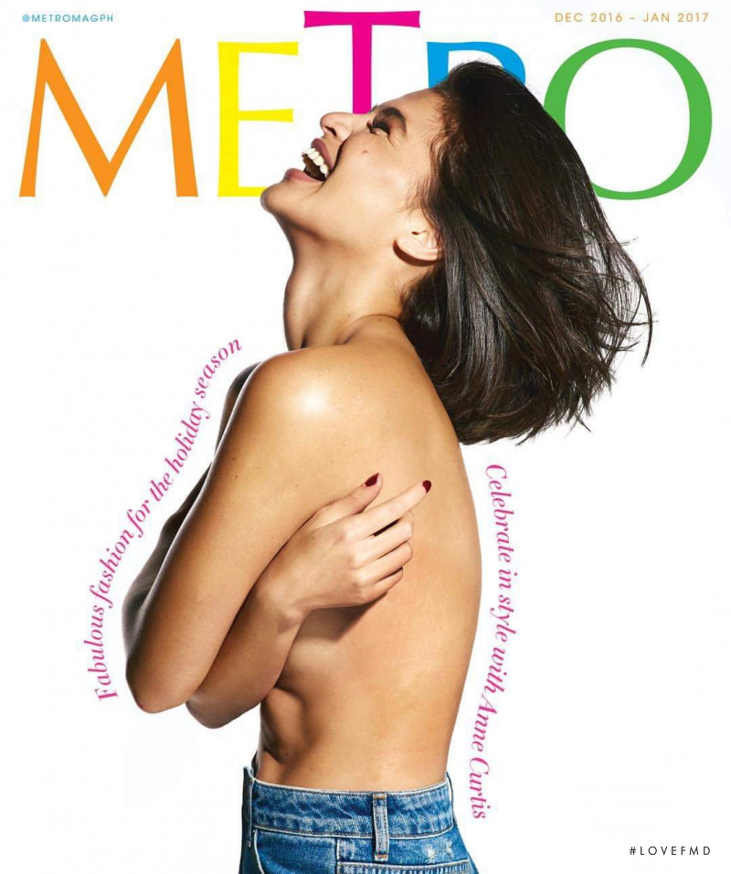 Anne Curtis featured on the Metro cover from December 2016