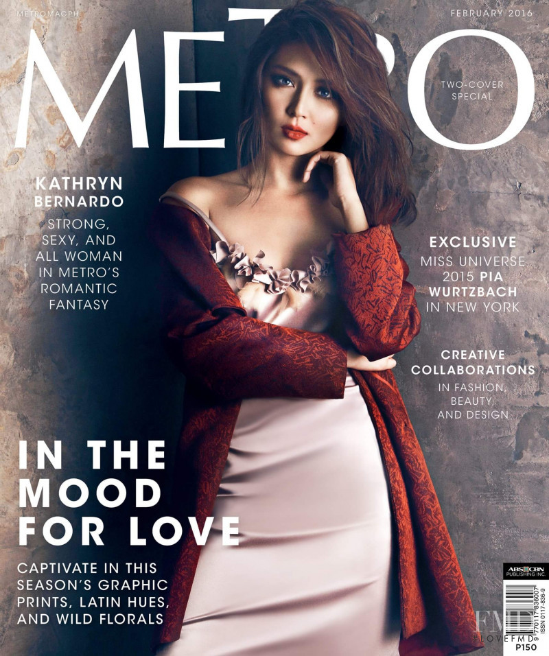 Kathryn Bernardo featured on the Metro cover from February 2016