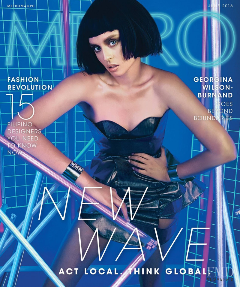 Georgina Wilson featured on the Metro cover from June 2016