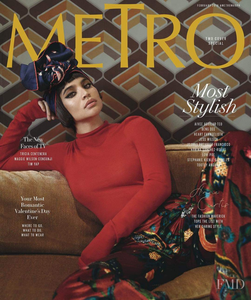Anne Curtis featured on the Metro cover from February 2018
