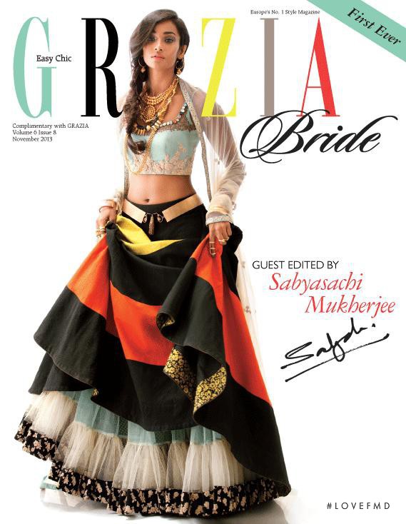  featured on the Grazia Bride India cover from November 2013