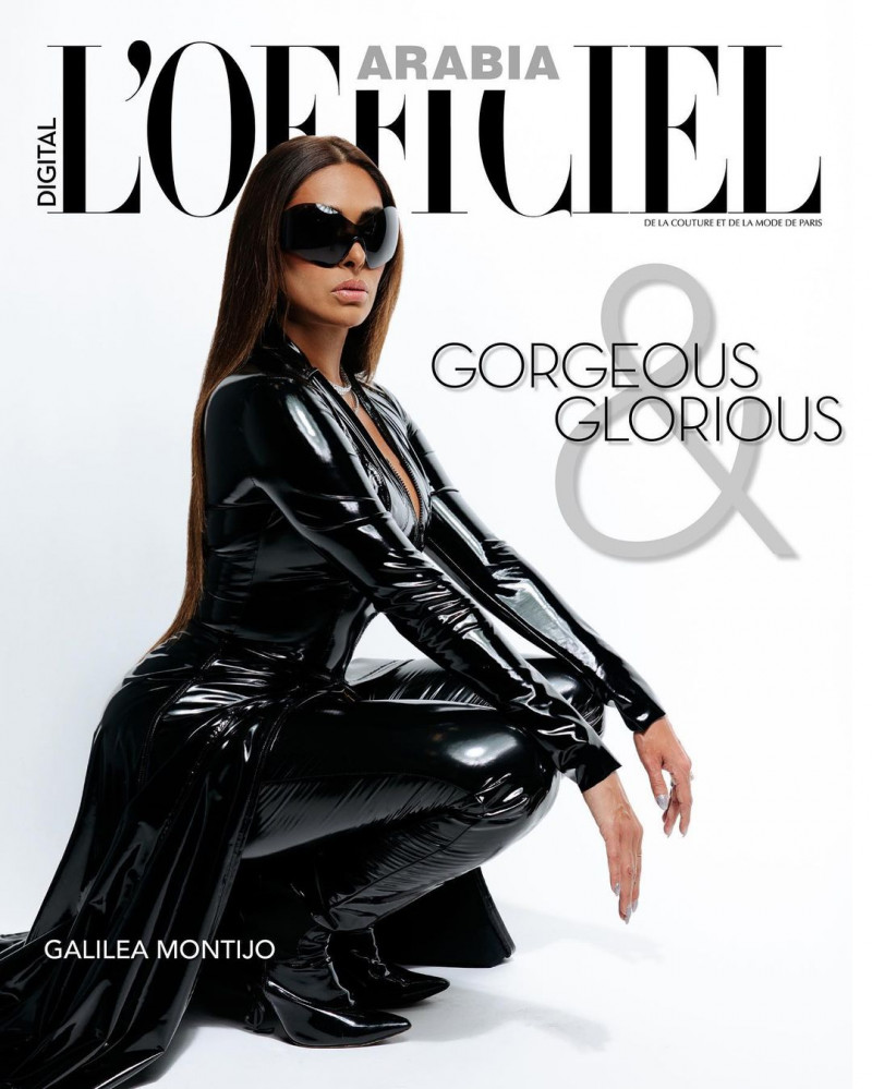 Galilea Montijo featured on the L\'Officiel Arabia cover from January 2023