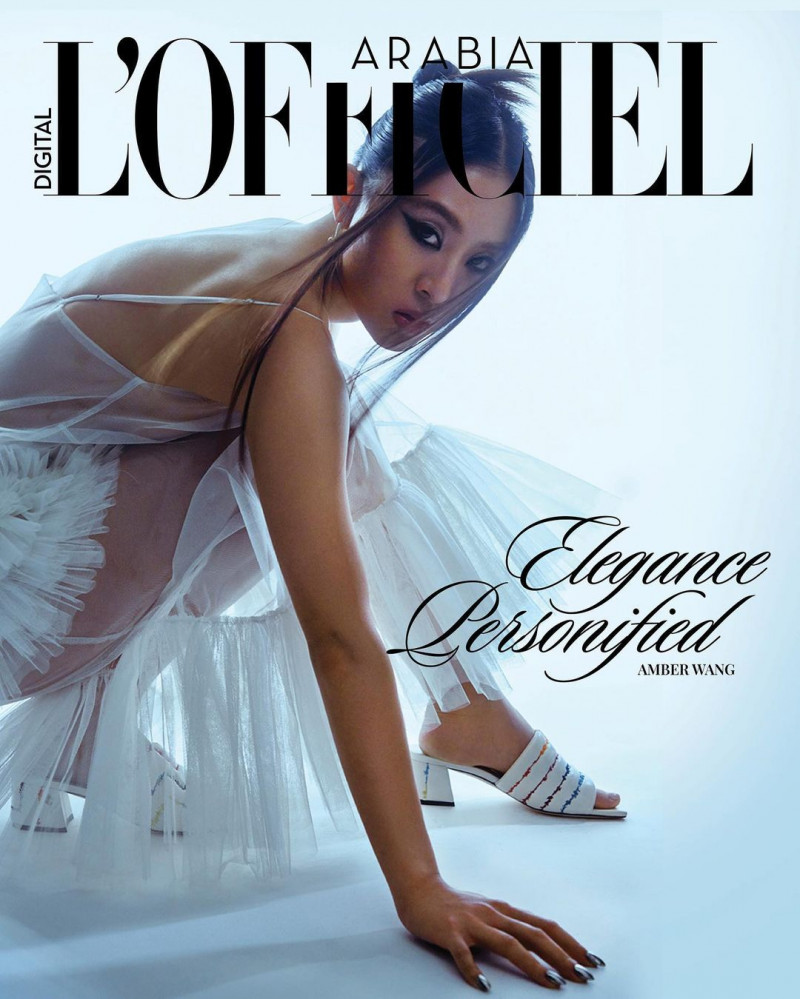 Amber Wang featured on the L\'Officiel Arabia cover from May 2023