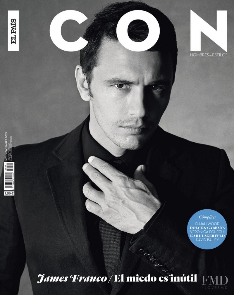 James Franco featured on the ICON Spain cover from November 2013