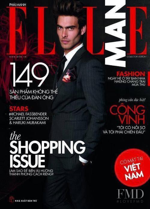 Jon Kortajarena featured on the Elle Man Vietnam cover from June 2012