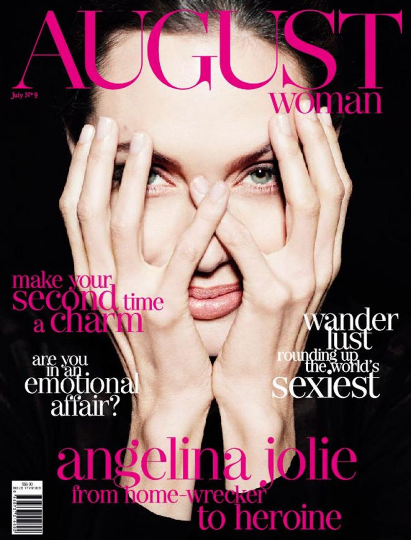Angelina Jolie  featured on the August Woman cover from July 2013