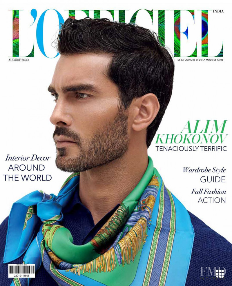 Alim Khokonov featured on the L\'Officiel India cover from September 2020
