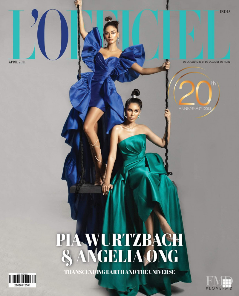 Pia Wurtzbach, Angelia Gabrena Ong featured on the L\'Officiel India cover from April 2021