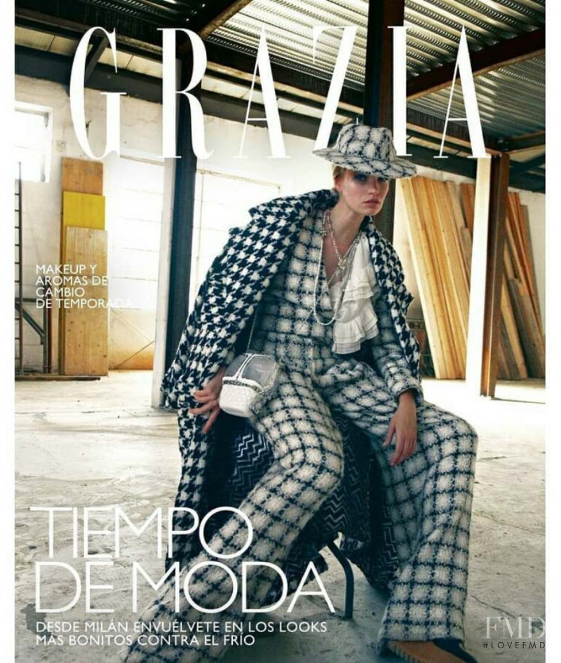  featured on the Grazia Mexico cover from October 2019