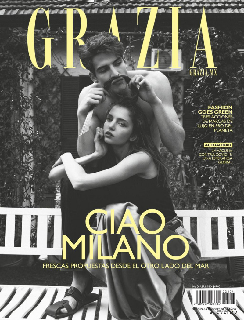 Amerigo Valenti featured on the Grazia Mexico cover from April 2021