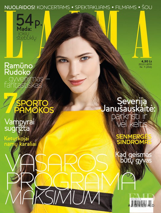  featured on the Laima cover from July 2010