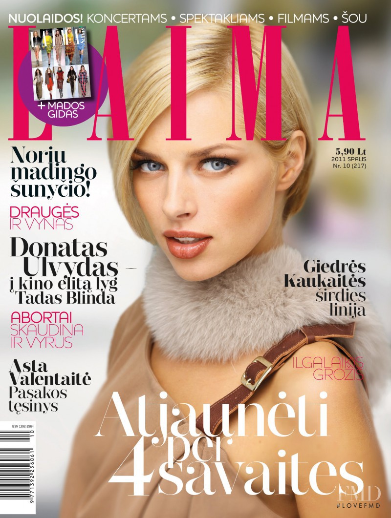 Simona Geistoraityte
 featured on the Laima cover from October 2011