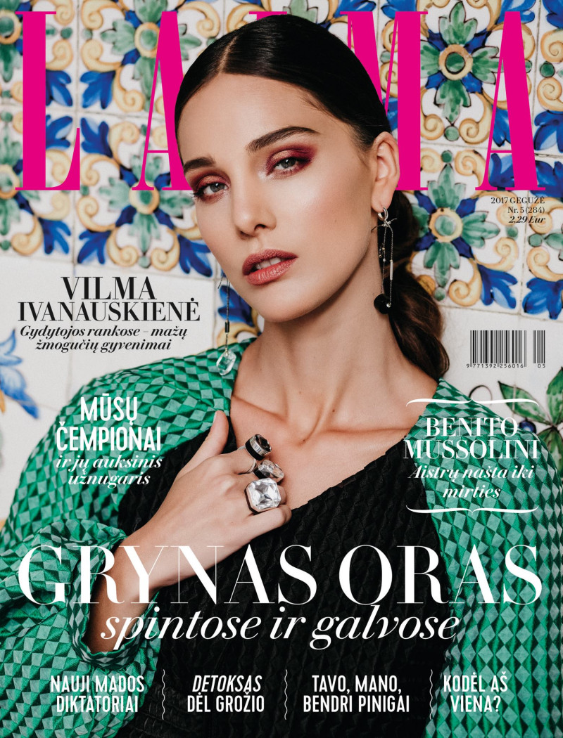 Grynas Oras featured on the Laima cover from May 2017