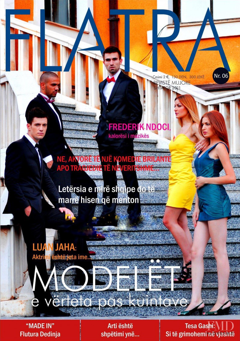 Alban Kryeziu, Gonxhe Gerxhaliu, Edber Laho, Vigan Shehu, Lena Berisha featured on the Flatra cover from September 2011