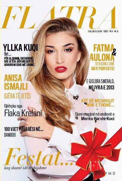 Yllka Kuqi featured on the Flatra cover from December 2012