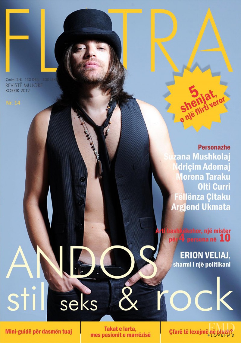 Andos Sinani featured on the Flatra cover from July 2012
