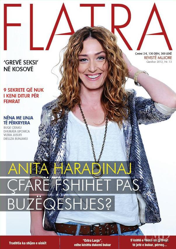 Anita Haradinaj featured on the Flatra cover from June 2012