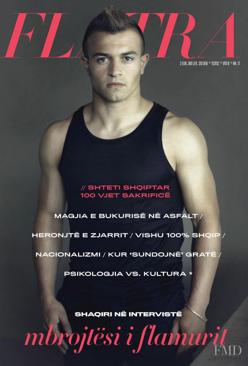 Xherdan Shaqiri featured on the Flatra cover from November 2012