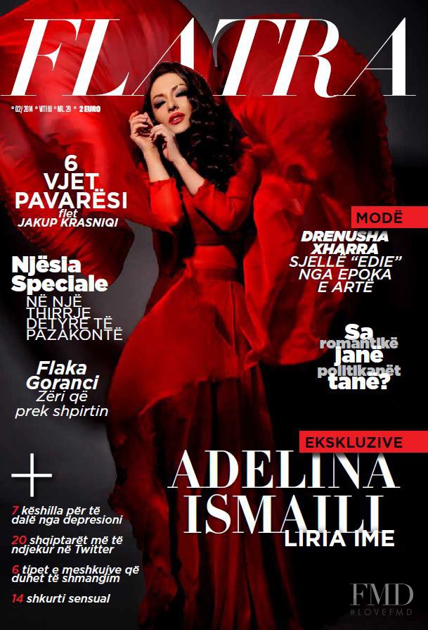 Adelina Ismaili featured on the Flatra cover from February 2014