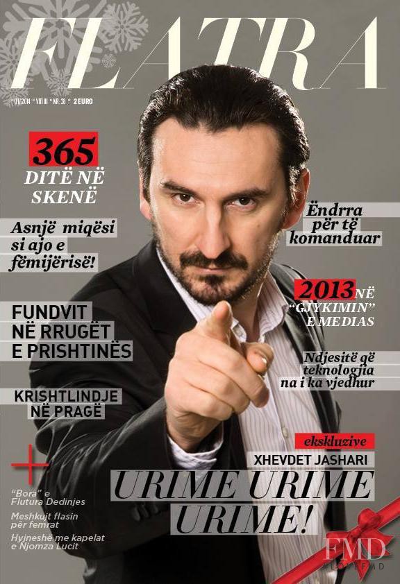 Xhevdet Jashari featured on the Flatra cover from January 2014