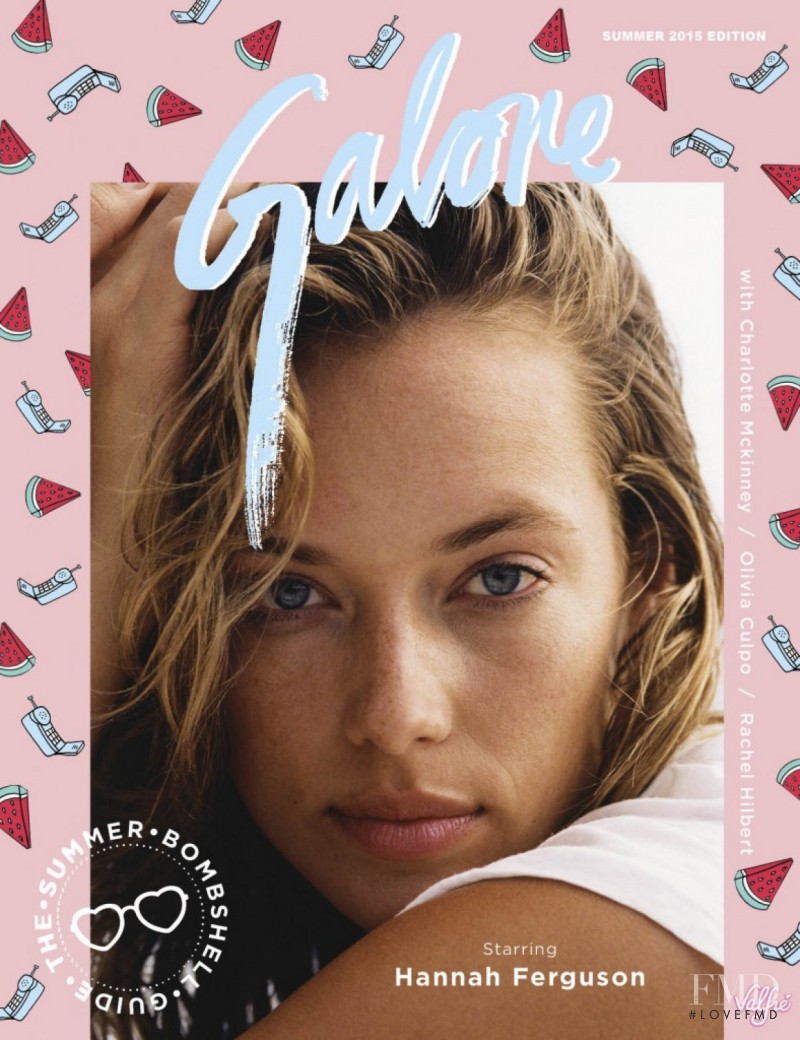 Hannah Ferguson featured on the Galore screen from June 2015