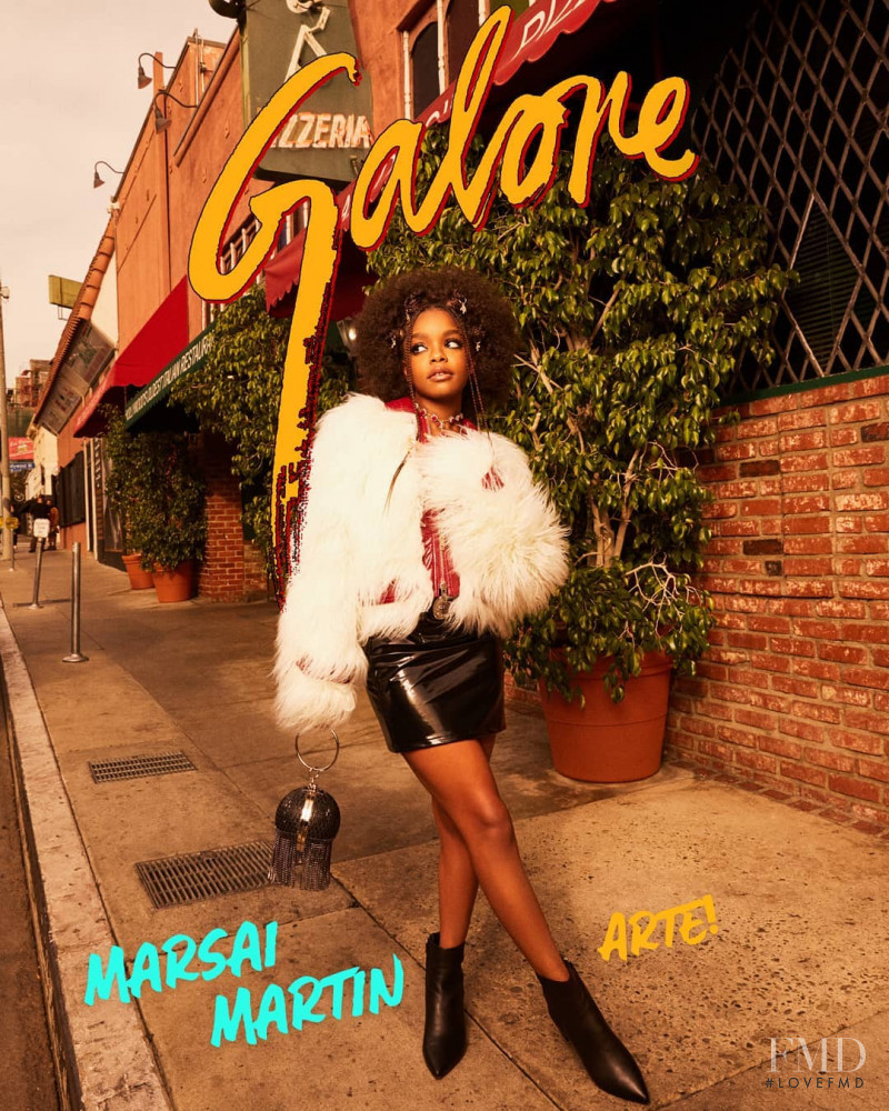 Marsai Martin featured on the Galore screen from December 2019