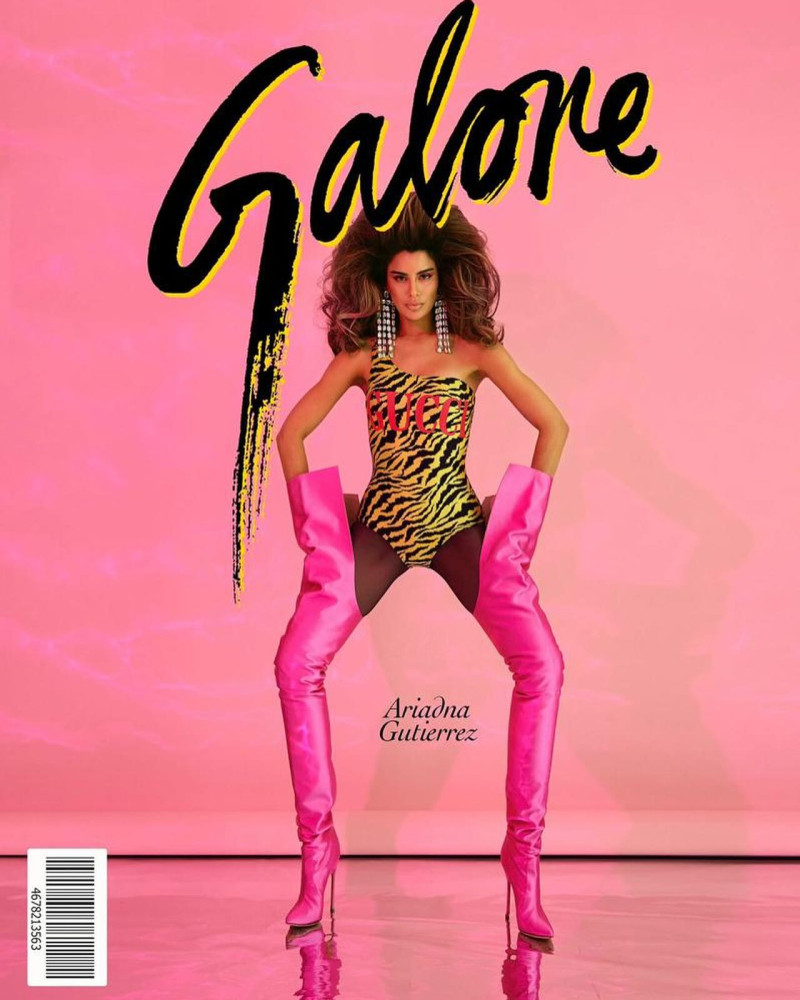 Ariadna Gutierrez featured on the Galore screen from December 2023