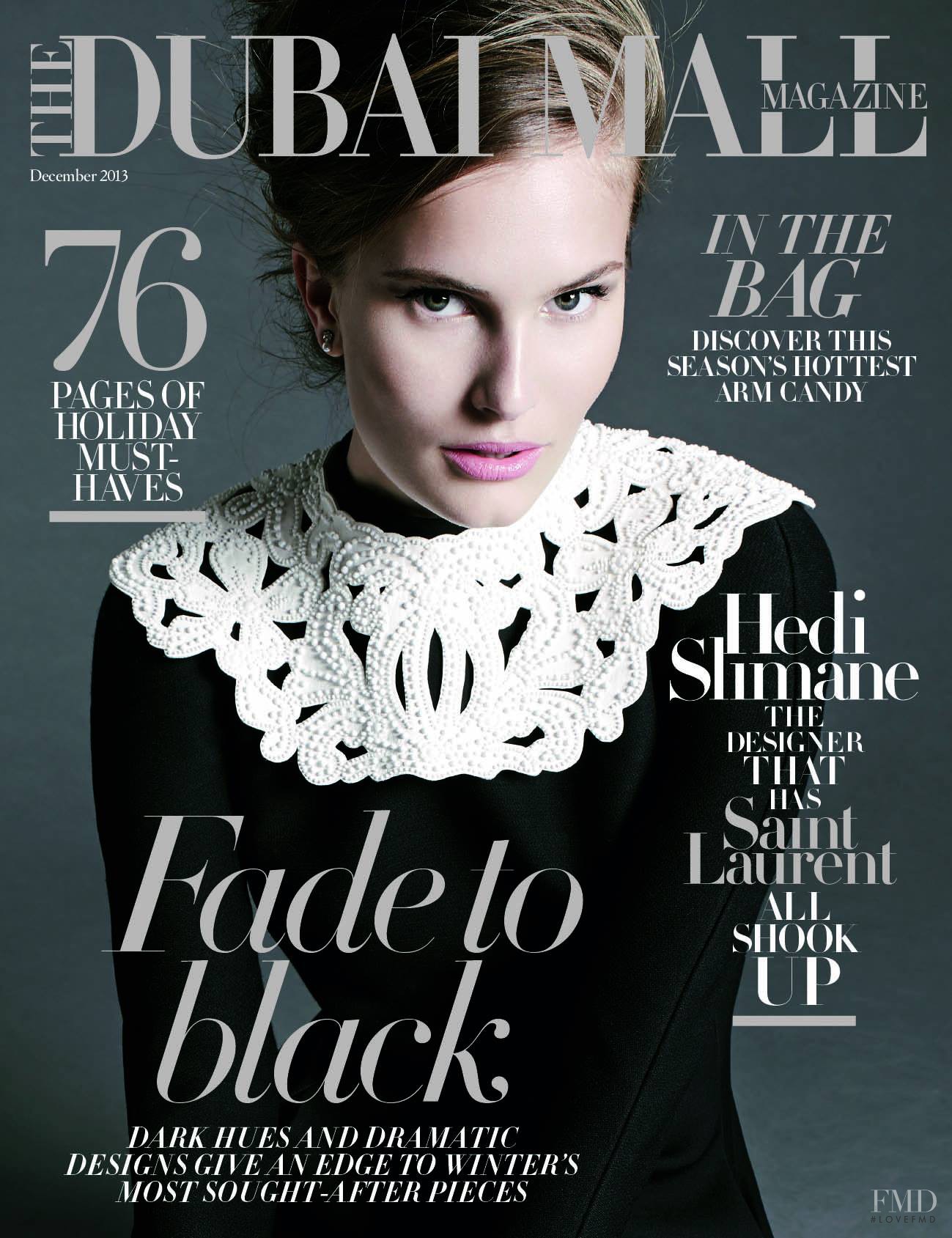 Cover of The Dubai Mall Magazine with Alla Kostromicheva, December 2013 ...