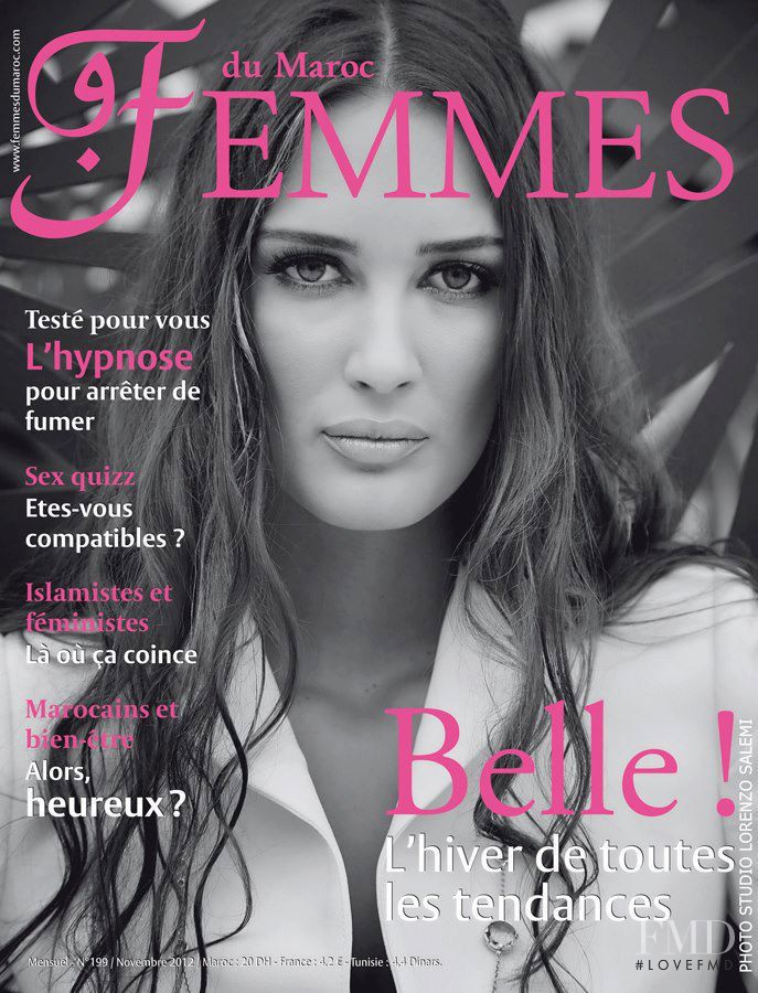 Amina El Allam featured on the FDM Femmes du Maroc cover from November 2012