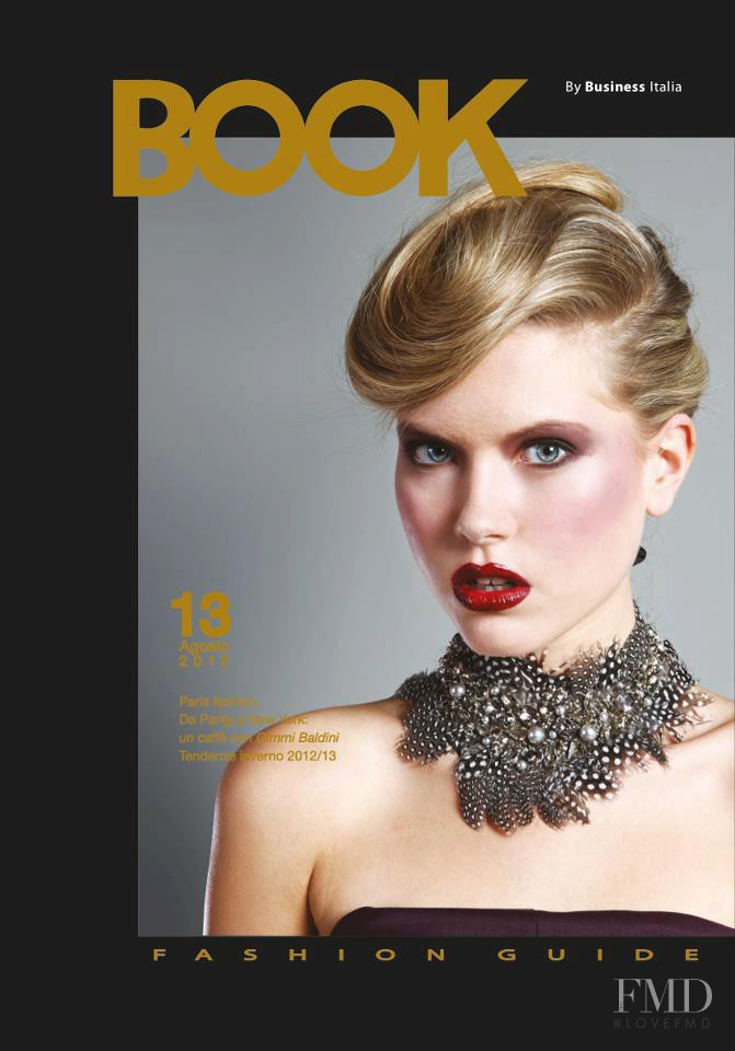 Cecilie Johansen featured on the Book Fashion Guide cover from August 2012