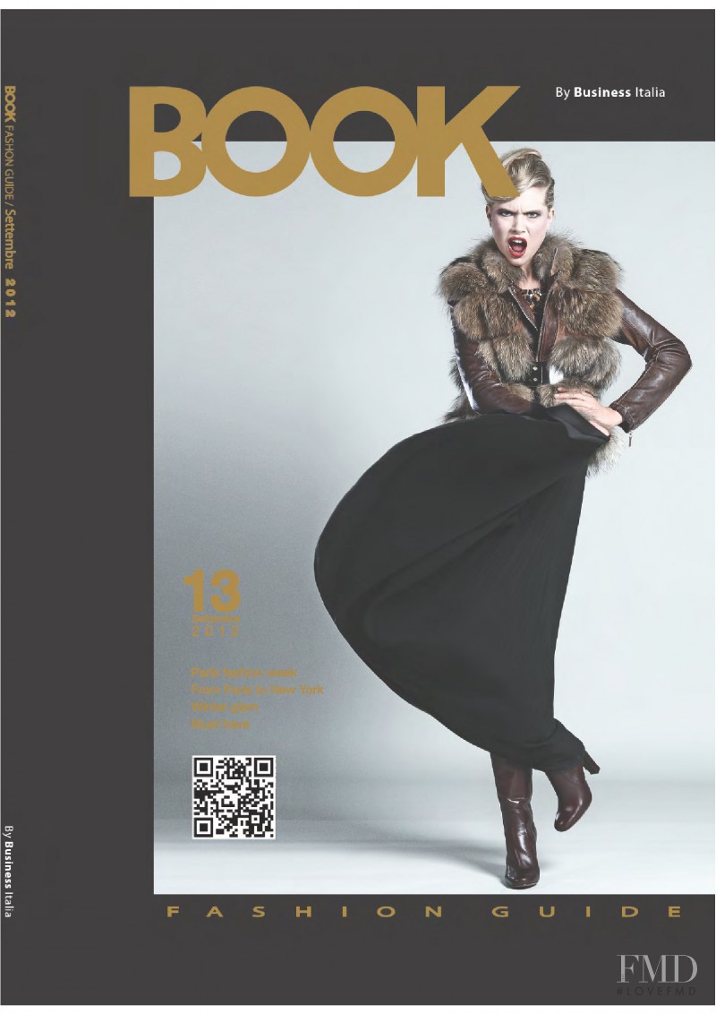 Cecilie Johansen featured on the Book Fashion Guide cover from September 2012