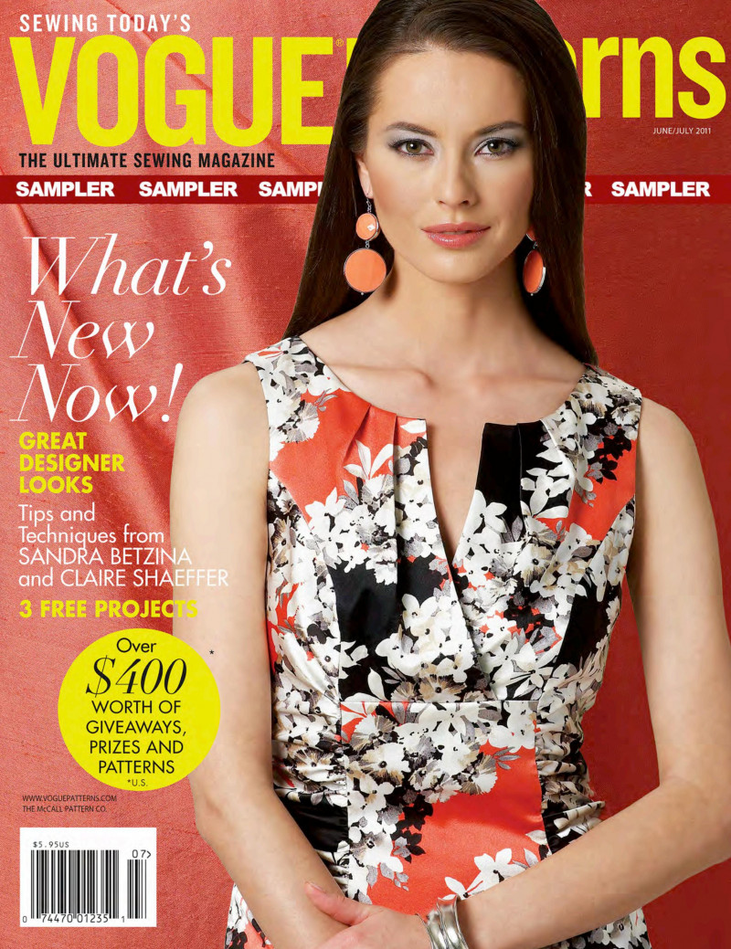  featured on the Vogue Patterns cover from June 2011