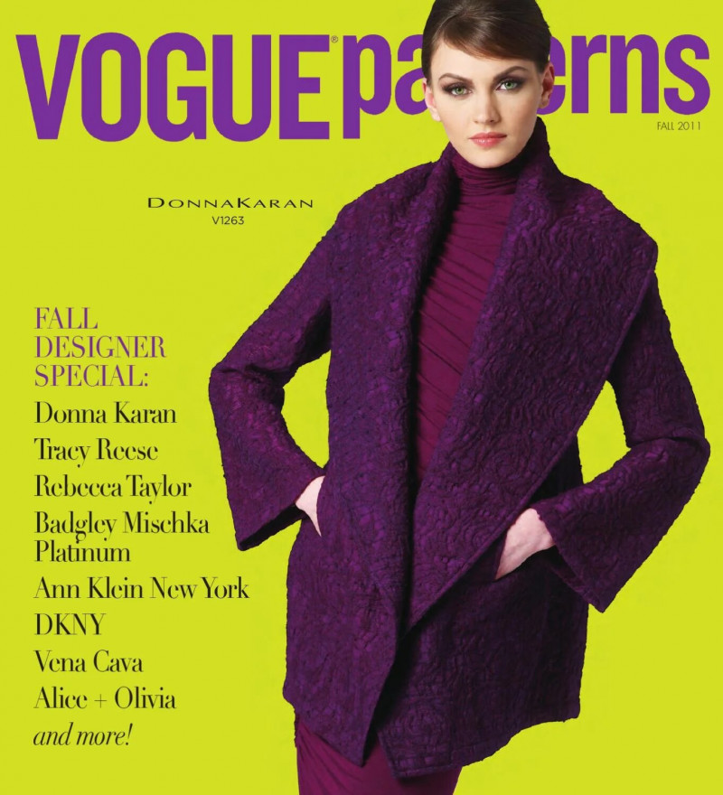  featured on the Vogue Patterns cover from September 2011