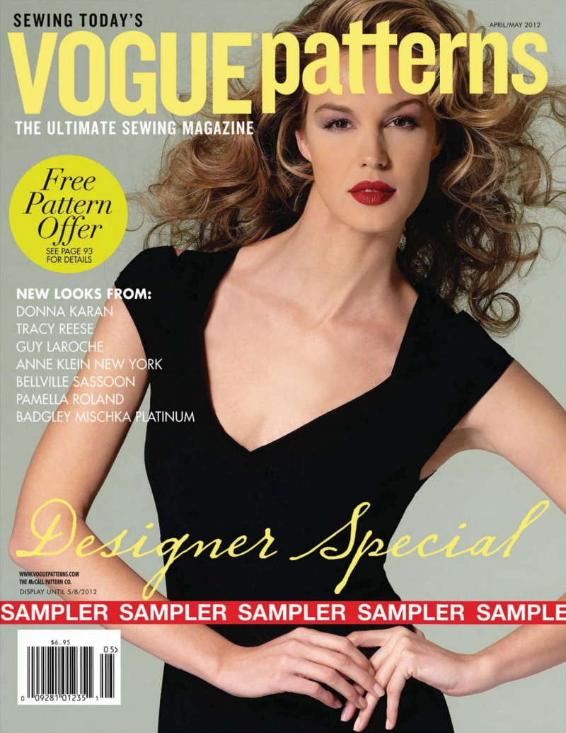  featured on the Vogue Patterns cover from April 2012