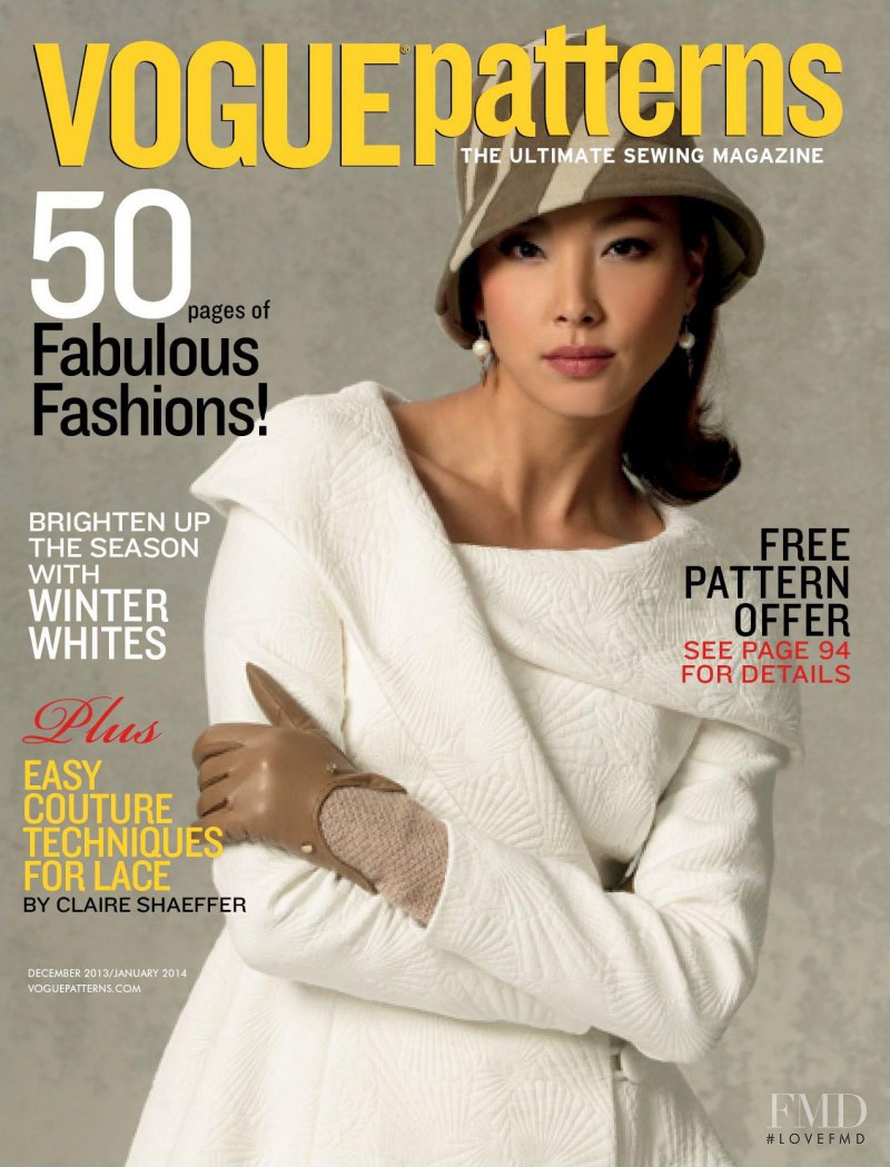  featured on the Vogue Patterns cover from December 2013