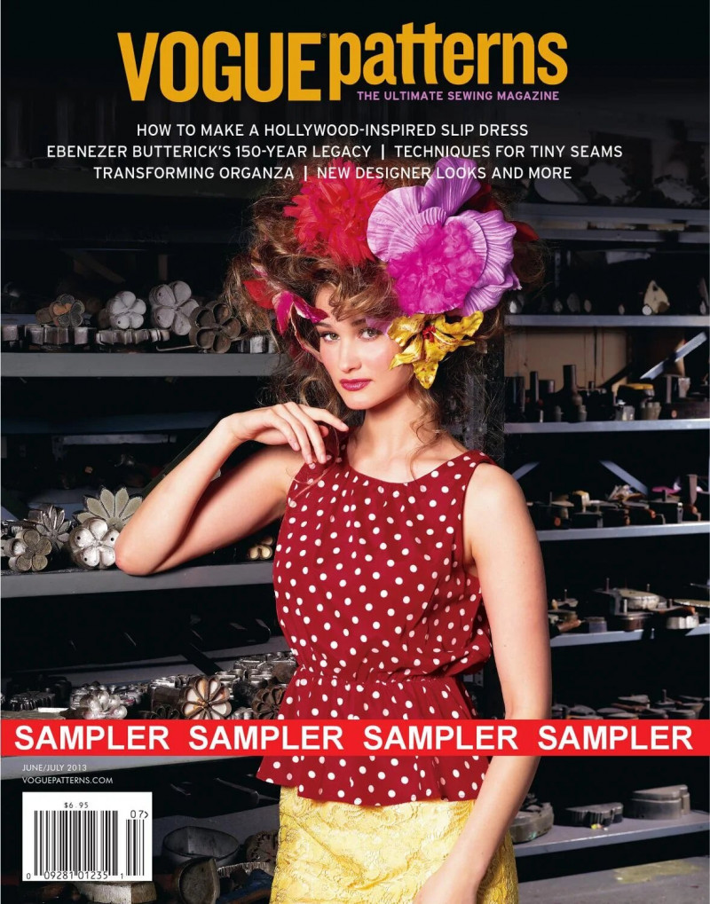  featured on the Vogue Patterns cover from June 2013