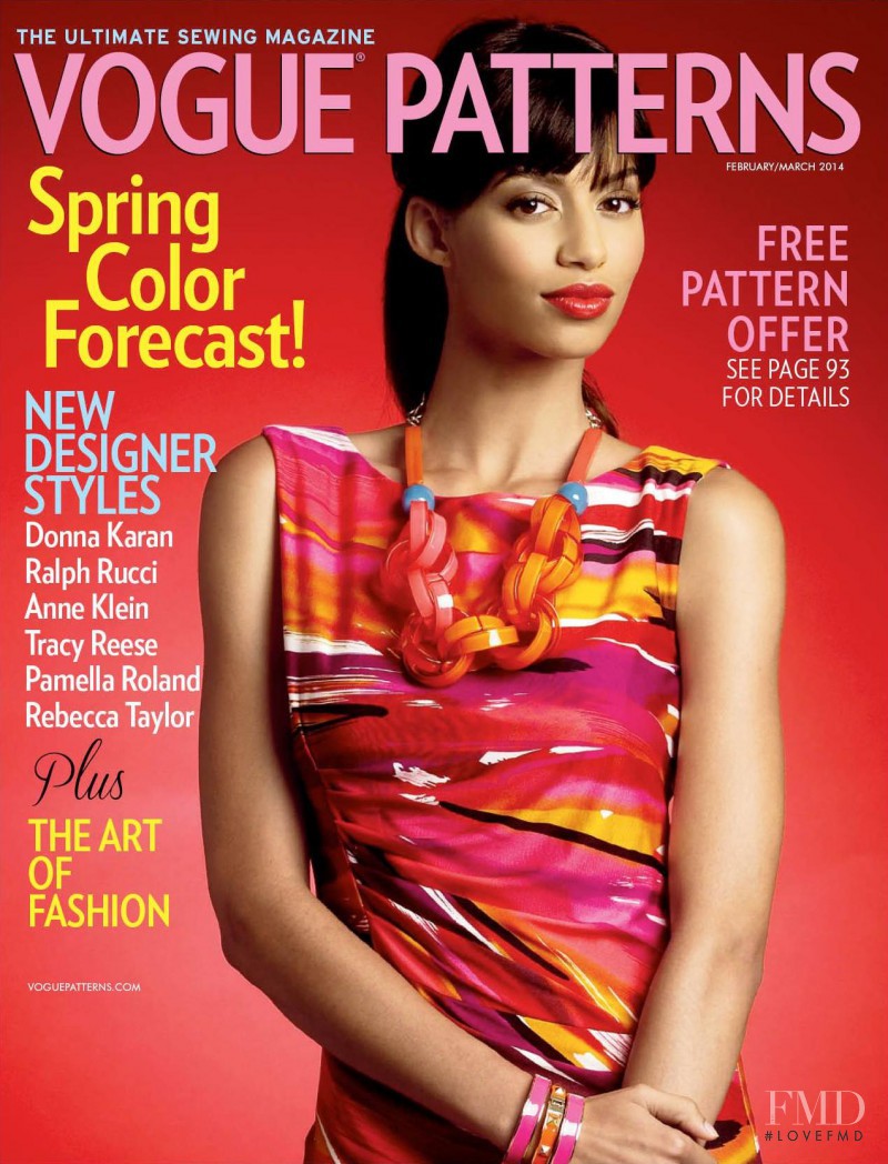  featured on the Vogue Patterns cover from February 2014