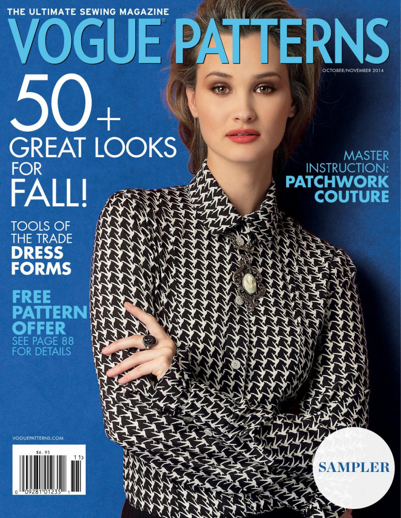  featured on the Vogue Patterns cover from October 2014