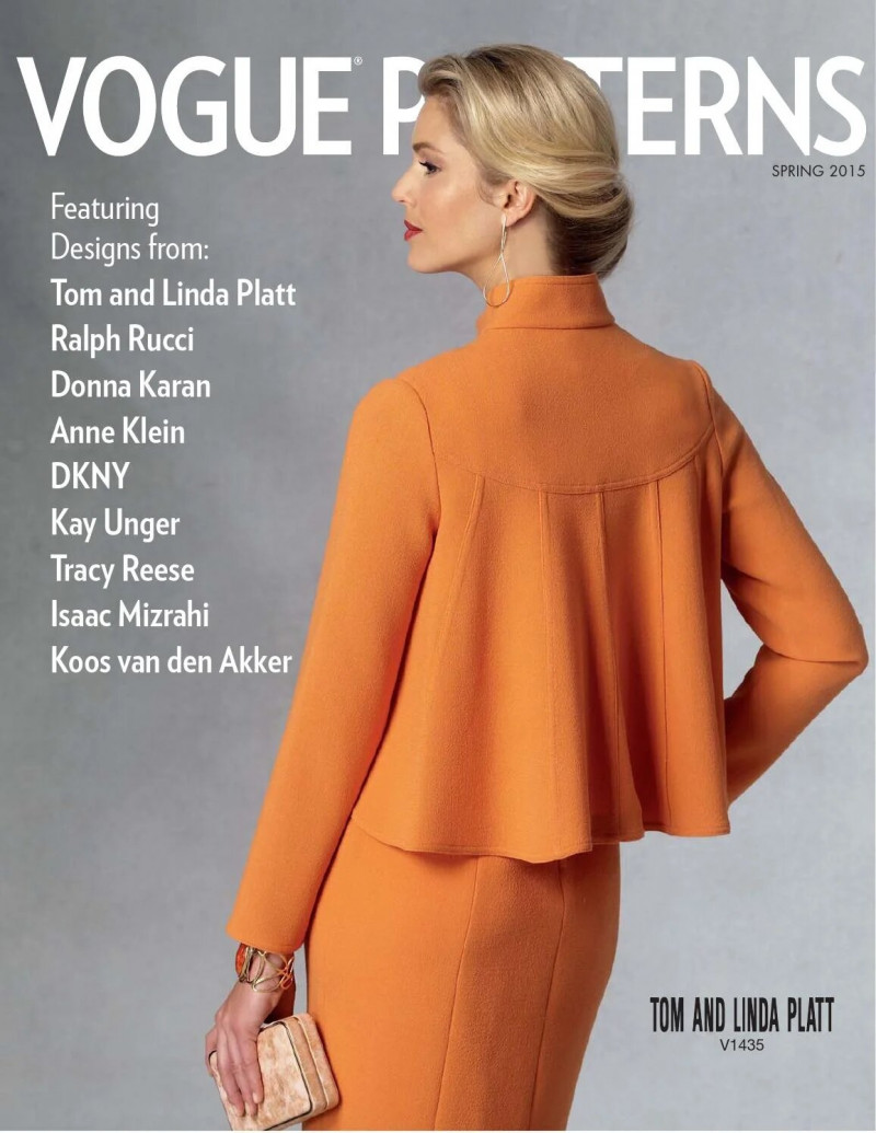  featured on the Vogue Patterns cover from March 2015