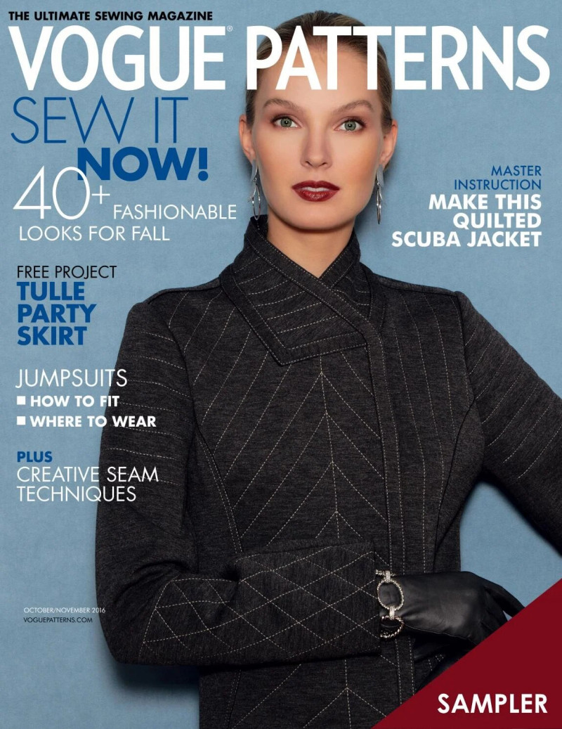  featured on the Vogue Patterns cover from October 2016