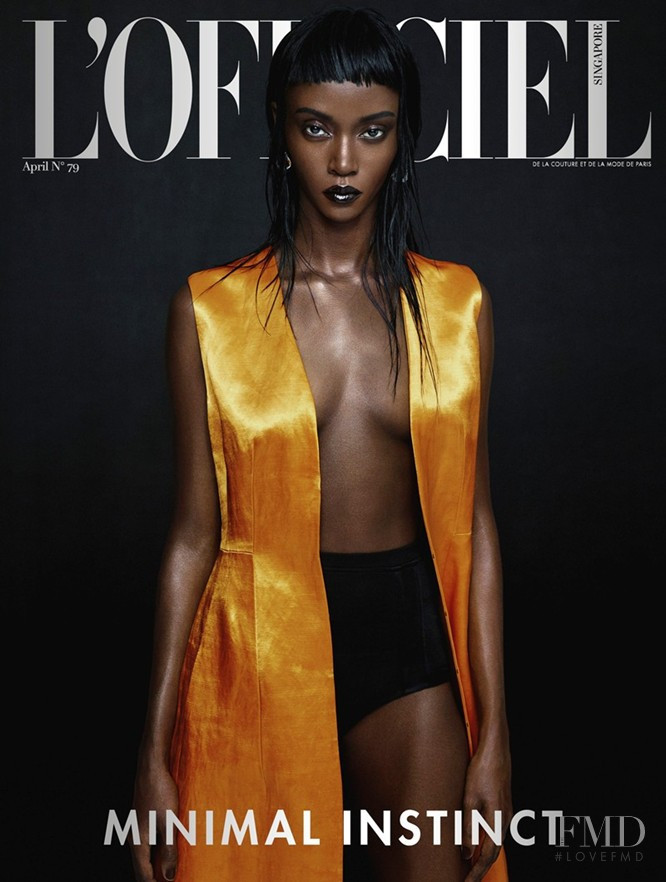 Riley Montana featured on the L\'Officiel Singapore cover from April 2015
