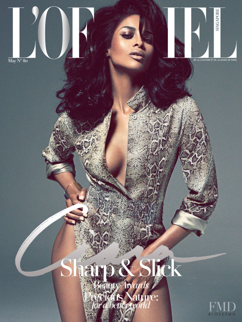  featured on the L\'Officiel Singapore cover from May 2015