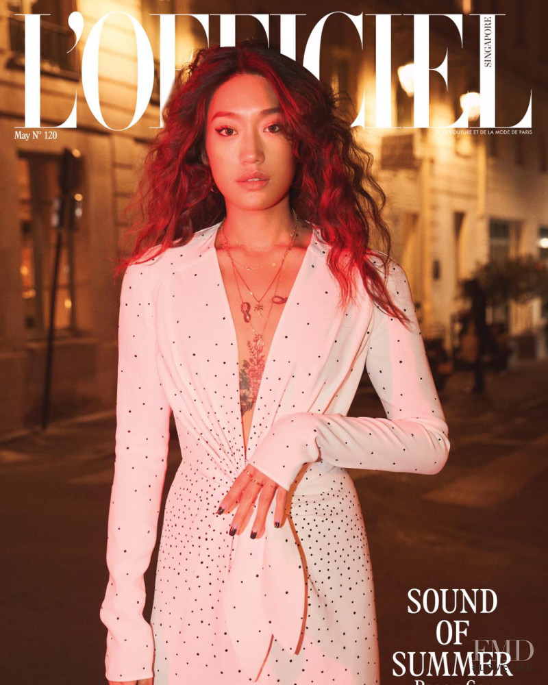 Peggy Gou featured on the L\'Officiel Singapore cover from May 2019