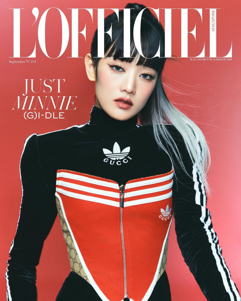 Minnie Nicha Yontararak featured on the L\'Officiel Singapore cover from September 2022