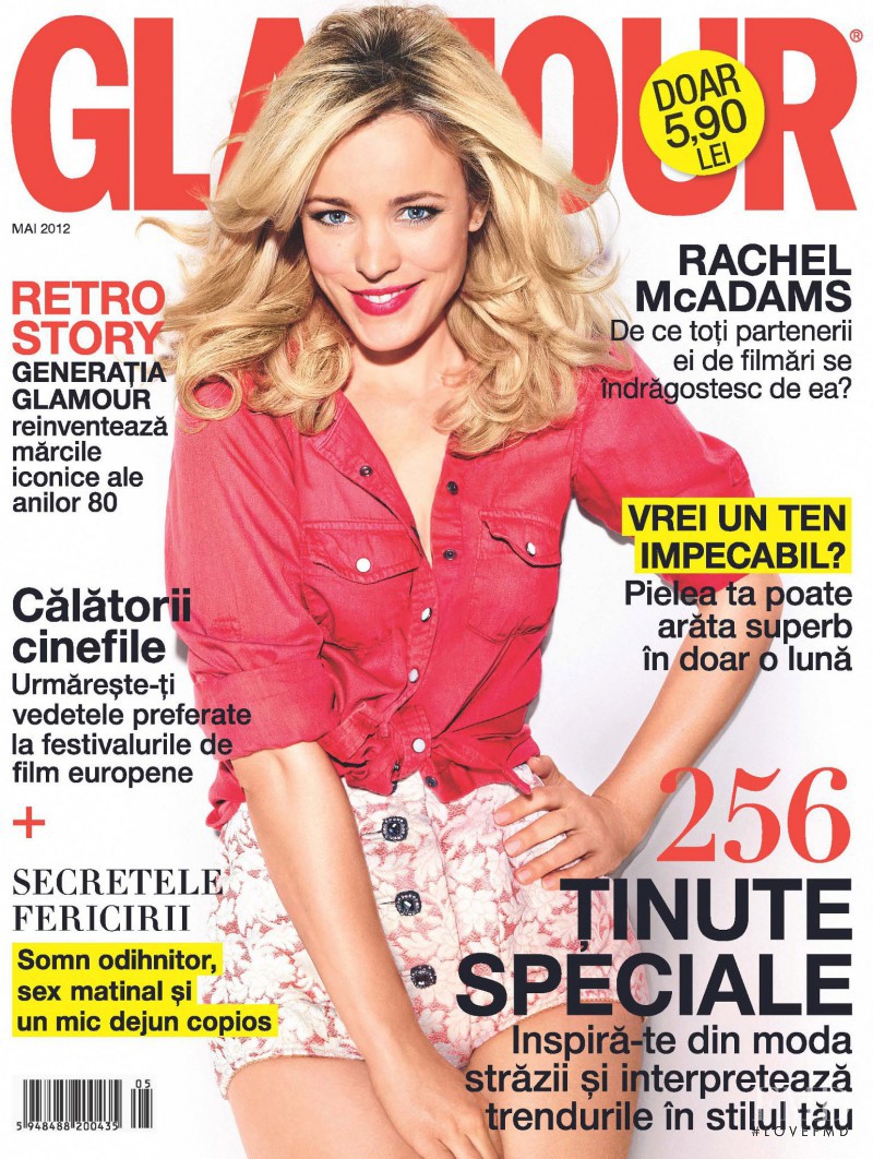 Rachel McAdams featured on the Glamour Romania cover from May 2012