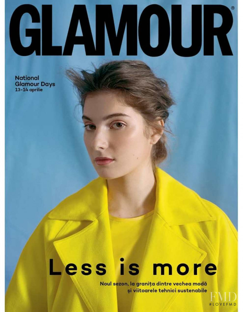  featured on the Glamour Romania cover from April 2019