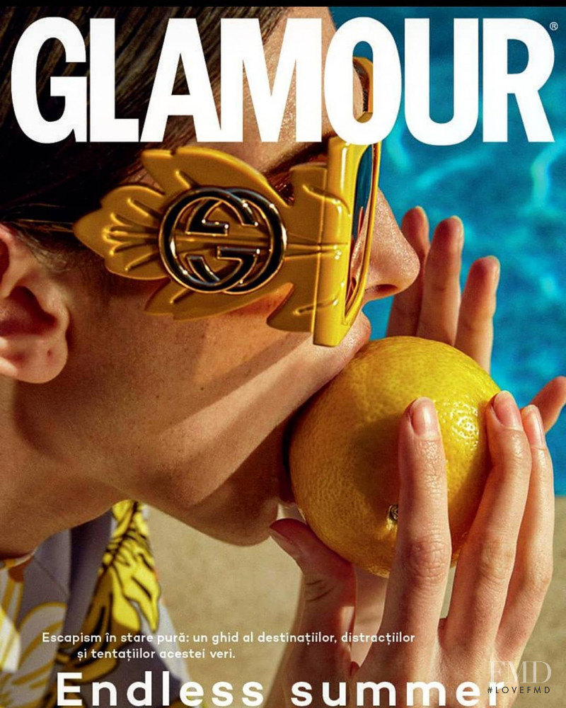 featured on the Glamour Romania cover from July 2019