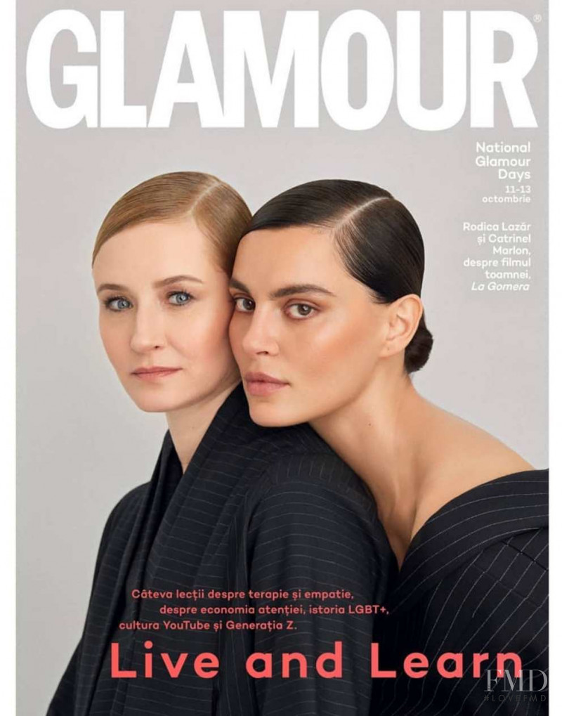 Rodica Lazar, Catrinel Marlon featured on the Glamour Romania cover from October 2019