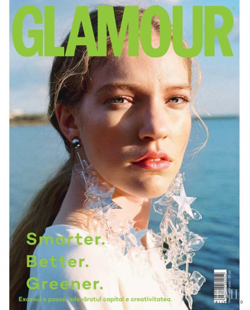 featured on the Glamour Romania cover from April 2020